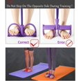 thumbnail image 5 of Pedales Rally, entrenadores de músculos abdominales, equipo de gimnasio para el hogar. Para bajar de peso, hacer ejercicio, hacer yoga, etc. Pedal morado de seis tubos (actualización), 5 of 5
