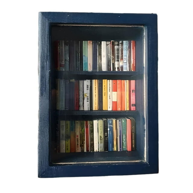ziyahi Childrens Bookcases Small And Portable Mini Books Display For Stress Relief Miniature Display Case