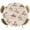 Beige, variant on Western Cowboys Round Tablecloth 45-54 Inch Round Fitted Table Cloth with Elastic Edge, Orange Vintage Country Nature Scenery Waterproof Table Cover Protector for Outdoor Picnic Party Dining