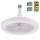 thumbnail image 1 of Lámpara Ventilador Techo Con Aroma 30W 360 Giratorio E27 Regulable 3 Velocidades, 1 of 9
