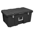 thumbnail image 5 of Sterilite 16 Gallon Lockable Footlocker with Wheels, Black (2 Pack) 18429001, 5 of 5