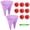 Lavender-2PC, variant on 2pcs Granny Pants Yard Game, Granny Pants Outdoor Game, Enormous Outdoor Recreational Tossing Games, Fun Family Reunion And Adult Yard Games for Groups