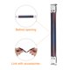 thumbnail image 3 of Uxcell 12Pcs Marco Flex Metal Interno 4.7" Marco de Monedero Bisagras de Bolso Clip para Billetera DIY Plata, 3 of 7