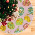 thumbnail image 5 of FMSHPON Easter Xmas Christmas Tree Skirt Stand Mat for Holiday Party Decoration Indoor Outdoor 48 inches, 5 of 6