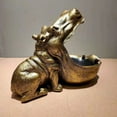 thumbnail image 7 of Clearance Desktop Ornament under $10,Hippo Statue Home Resin Hippopotamus Figurine Fun Candy Dish Key Bowl Big Mouth Sculpture Table Art Decoration Sundries Container Storage Box, 7 of 7