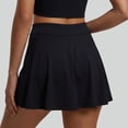 thumbnail image 4 of PBFRDSJ Womens Flowy Wrap Skirt Y2K High Waisted Athletic Skorts with Build-in Shorts Side Slit Mini Tennis Skirt, 4 of 5