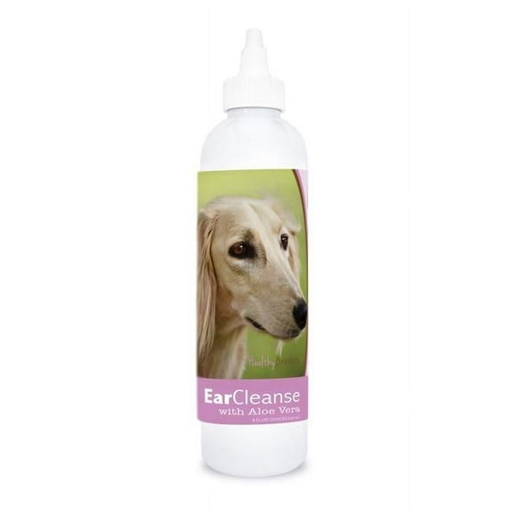 Healthy Breeds 840235198253 8 oz Saluki Ear Cleanse with Aloe Vera Sweet Pea & Vanilla