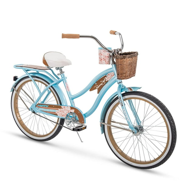 Huffy 24" Panama Jack Beach Cruiser Bike Single Speed, Sky