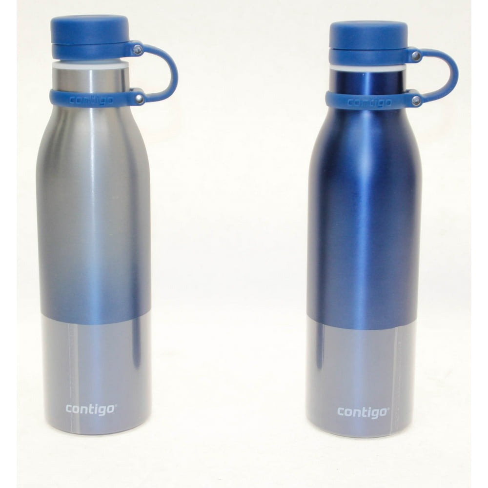 Contigo Thermalock Stainless Steel 20 oz Water Bottle 2Pack, Monaco