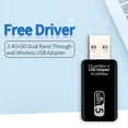 thumbnail image 1 of WD-4601AC 1200Mbps Tarjeta de red wifi USB 2.4G / 5G Adaptador inalámbrico de doble banda Likrtyny Para estrenar, 1 of 6
