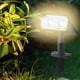 thumbnail image 1 of Luz de jardín LED solar impermeable con ciclo de gradiente de color, ángulo ajustable de 120 °, panel monocristalino de alta conversión, rotación libre, a prueba de óxido, clasificación IP44 para, 1 of 4