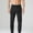 Black, variant on LYMAYTER S-6XL Men Sweat Pants Summer Lounge Quick-Dry Loose Lightweight Basketball for Sweatpants