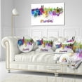 thumbnail image 3 of Designart Mumbai Skyline - Cityscape Throw Pillow - 12x20, 3 of 5