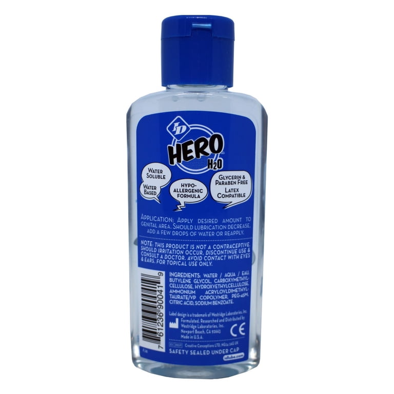 ID Hero H2O Water Lubricant - 4.4 oz