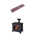 thumbnail image 1 of 1/12 Doll House Miniature LED Fireplace Simulation Glowing Embers with Rug Furniture Scenes Bedroom Decor, 1 of 10