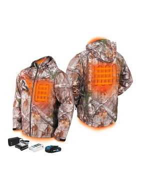 HART 20-Volt Men's Heated Medium-Duty Jacket Kit, Realtree Xtra Camouflage, Medium