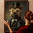 thumbnail image 6 of Norwich Terrier Dog Canvas Painting Canvas Art Prints Bathroom Artwork for Wall Living Room Bedroom Bathroom Wall Art Framed Art Wall Decor Wood Wall Hanging Art, 6 of 6