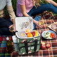 thumbnail image 5 of FORMRS Insulated Cooler Bag 24 Cans Capacity Soft Leakproof Lunch Box with Side Pockets, Christmas Santa, 5 of 7