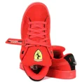 thumbnail image 4 of PU & MA Ferrari Suede XL Low Top Leather Lace Up Unisex Sneakers In Red US 6 - 9, 4 of 6