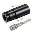 thumbnail image 2 of Uxcell Socket Accessory Set, 24mm Deep Socket 1/4" Hex Shank Impact Adapter with 1/2" Drive, 2 of 5
