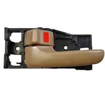 PT Auto Warehouse TO-2950B2-FL - Inner Interior Inside Door Handle, Brown (Oak) - Regular/Extended Cab Only - Driver Side Front Fits select: 2000-2004 TOYOTA TUNDRA