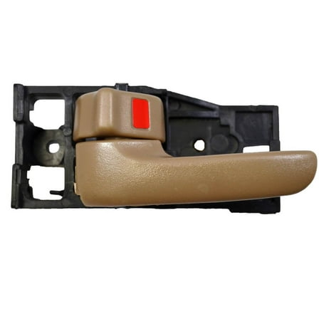 PT Auto Warehouse TO-2950B2-FL - Inner Interior Inside Door Handle, Brown (Oak) - Regular/Extended Cab Only - Driver Side Front Fits select: 2000-2004 TOYOTA TUNDRA