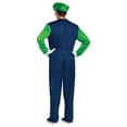 thumbnail image 2 of Disguise Mens Super Mario Bros. Deluxe Luigi Costume - Size Medium, 2 of 3