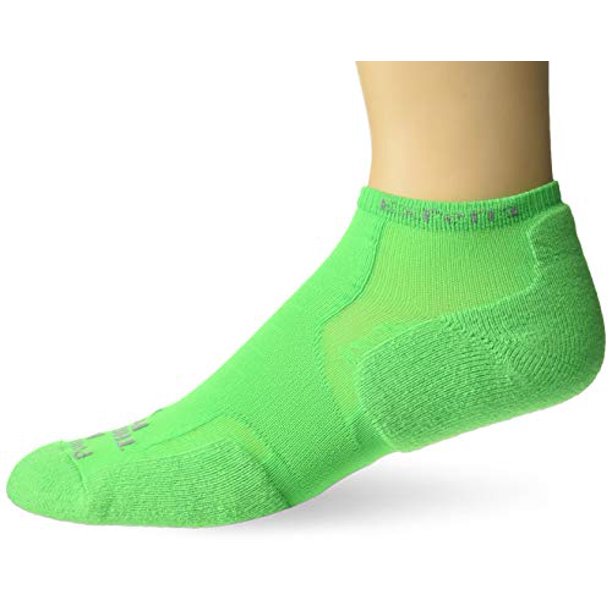 Thorlos Thorlos Experia Xccu Thin Cushion Running Low Cut Socks Electric Green Medium Walmart Com Walmart Com
