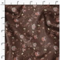 thumbnail image 2 of Soimoi Cotton Cambric Brown Fabric By the Yard - 42 Inch Wide - Florals, Leaves Print Fabric - Elegant & Beautiful Patterns for Fashion and Home Decor Printed Fabric, 2 of 6