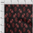 thumbnail image 1 of oneOone Polyester Lycra Black Fabric Floral Block Fabric For Sewing Printed Craft Fabric By The Yard 56 Inch Wide, 1 of 1