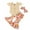Beige, variant on Odeerbi Toddler Two-piece Set Girls Cute Outfits Flared Trousers Kids 2025 Fashion Sweet Flower Print Ruffles Tops Pants Hairband Suit Baby Clothes Beige