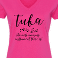 thumbnail image 4 of Inktastic Amazing Tuba Women's V-Neck T-Shirt, 4 of 5