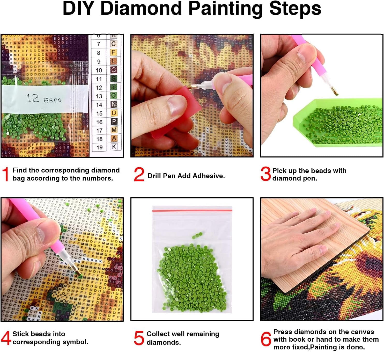 5D DIY Diamond Painting Kits for Adults, Heart Wing Angel Full Drill Embroidery Cross Stitch Crystal Rhinestone Paintings Pictures Arts Wall Decor Painting Dots Kits 13.8X13.8 in