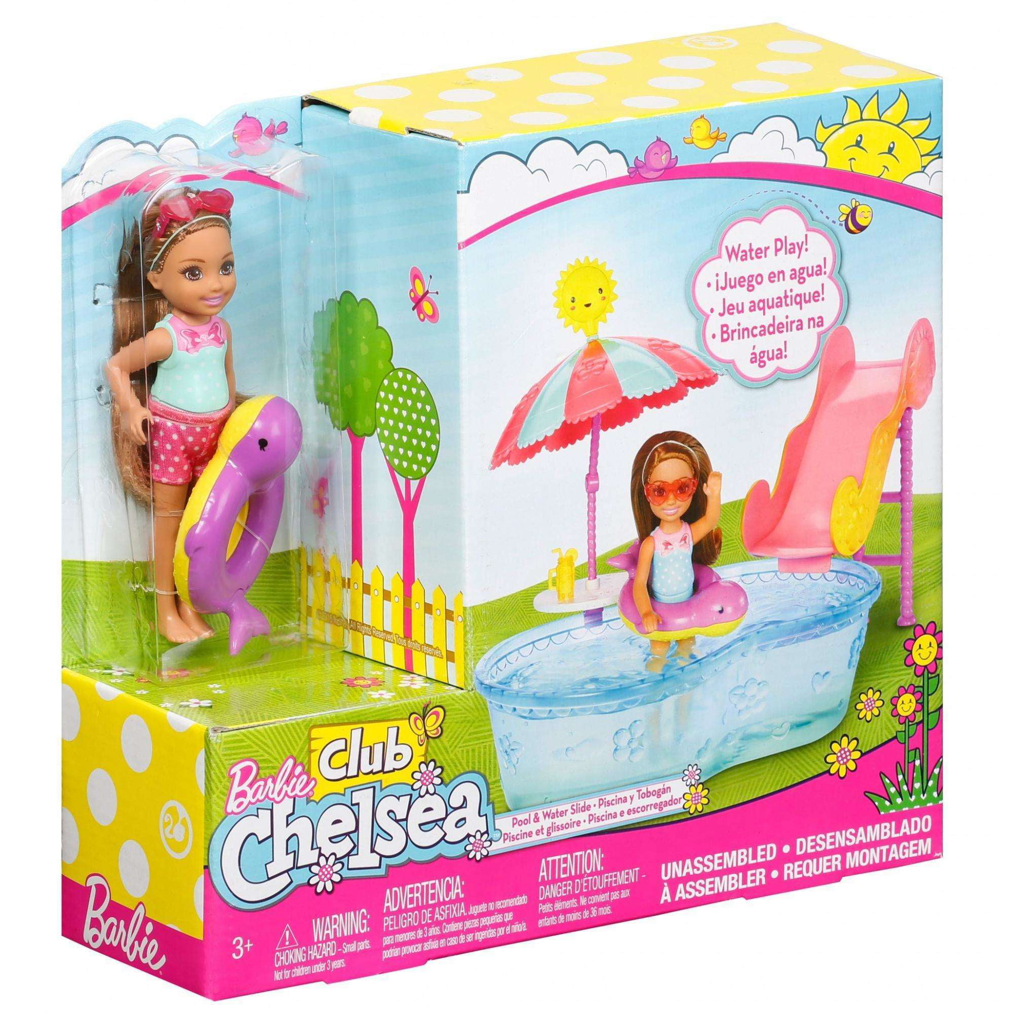 Barbie Club Chelsea Pool & Water Slide 