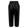 thumbnail image 5 of Jxximdong Pants for Women Women's Pocket Cotton Linen Fashion Solid Color Pants Slim Casual Long Pants Black L Trousers, 5 of 5
