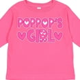 thumbnail image 4 of Inktastic Pop Pop's Girl Girls Long Sleeve Toddler T-Shirt, 4 of 5