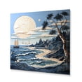 thumbnail image 2 of Designart "Beach Boat gracefulness Papercut I" Beach Metal Wall Art, 2 of 5
