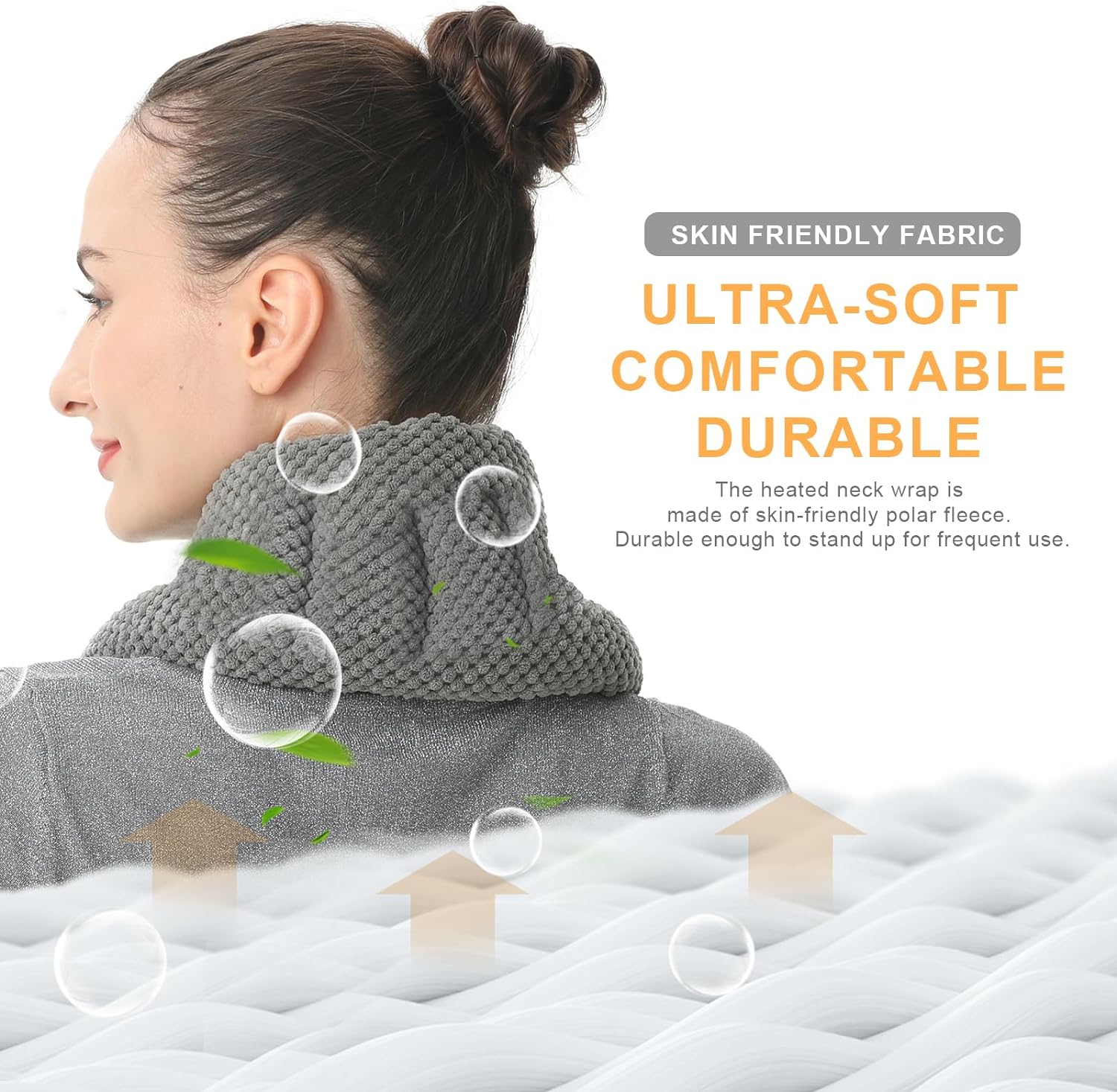 UNCN Microwavable Heating Pad Neck Shoulders Back photo 2