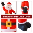 thumbnail image 3 of Zootealy Inflatable Santa Claus Outdoor Decoration for Christmas, Waterproof with 9 LED Lights, 240CM Height, Yard Decor with Ground Insert, Windproof Rope, US Plug, Ideal for Event Venue, 3 of 6