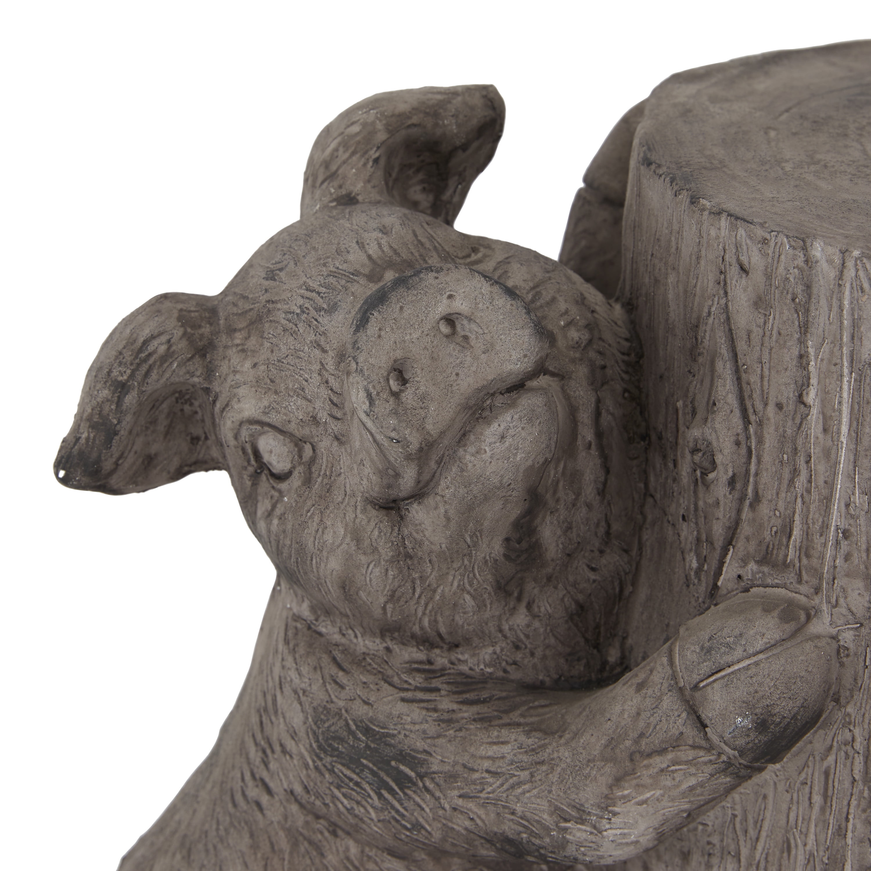 DecMode 10"W, 16"H MGO Modern Farmhouse Garden Sculpture, Brown, 1-Piece