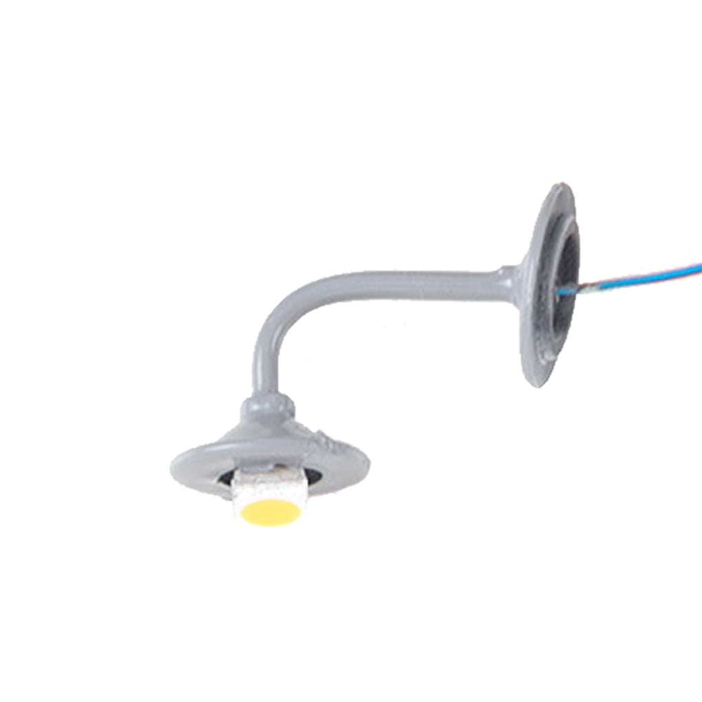 Garden Lights Building Scaled Model LED Metal Lamppost Scale Landscape