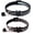 Black, variant on Breakaway Cat Collar with Bells, [2 Pack] Break Away Kitten Collar with Bells, Reflective Cat Collar for Girl Cats Kitty