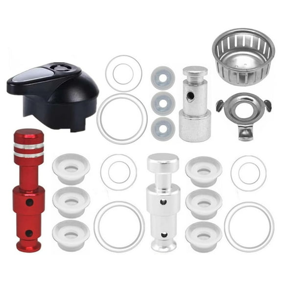 Pressure Cookers Valves Replacement Set Safety Valves Set Float Valves Sealing Rings Suitable for 3QT 5QT 6QT Models