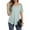 Pastel Green, variant on VERABENDI Women's Tops Plus Size Summer Raglan Bell Short Sleeve Crew Neck Lady Casual Blouses, S-3XL