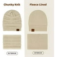 thumbnail image 4 of Market & Layne Unisex Touch Screen Winter Hat, Scarf & Glove Set, 3-Piece, 4 of 7