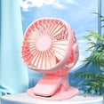 thumbnail image 1 of Mini ventilador portátil con clip 3 velocidades 1200 mAh pequeño clip en ventilador de escritorio para interior y exterior Hugtrwg Para estrenar, 1 of 6
