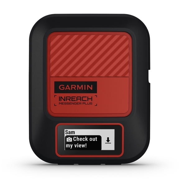 Garmin inReach® Messenger Plus, SOS Satellite Communicator with Photo, Text & Voice Messaging Without Cell Service, Long Battery Life, Durable, Temperature-Resistant, Water-Resistant (IPX7) Design