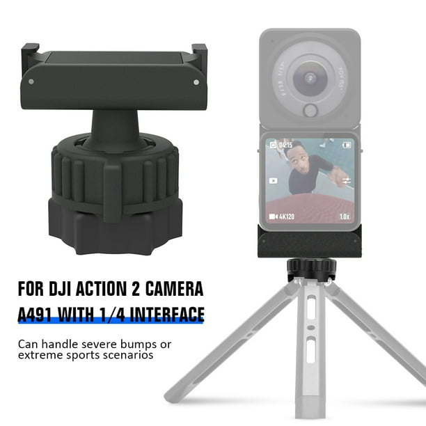 Soporte de adaptador magnético para cámara DJI Action 2 Soporte de tornillo de 1/4 pulg. (A491)