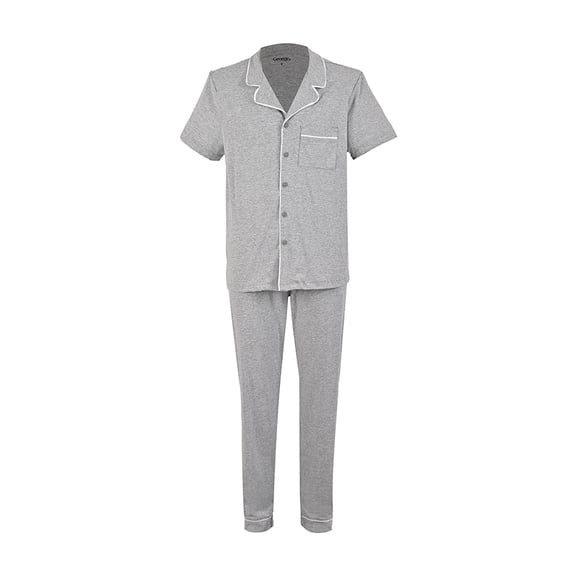 Pijama George para Caballero tipo Pantalón Talla CH Jaspe, 2 Piezas