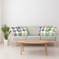 thumbnail image 4 of Ambesonne Colorful Throw Pillow Cover 4 Pack, Seashells Composition, 18", Multicolor, 4 of 5